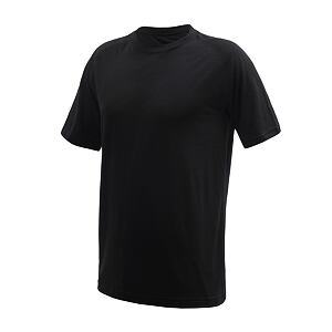 SENSOR MERINO ACTIVE NO LOGO pánské triko kr.rukáv raglan černá