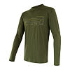 SENSOR MERINO ACTIVE TRACK pánské triko dl.rukáv safari green