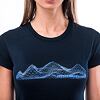 SENSOR MERINO ACTIVE MOUNTAINS dámské triko kr.rukáv deep blue
