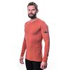 SENSOR MERINO ACTIVE pánské triko dl.rukáv terracotta