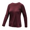 SENSOR MERINO AIR traveller dámské triko dl.rukáv port red