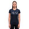 SENSOR MERINO ACTIVE SONGBIRDS dámské triko kr.rukáv deep blue