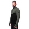 SENSOR COOLMAX THERMO pánská mikina celozip černá/olive green